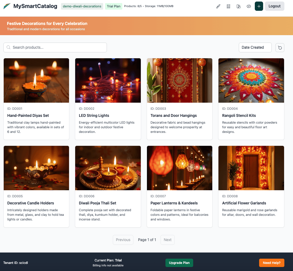 Diwali Decorations Demo
