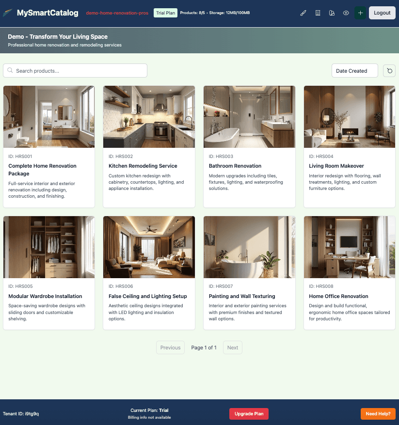 Home Renovation Pros Demo